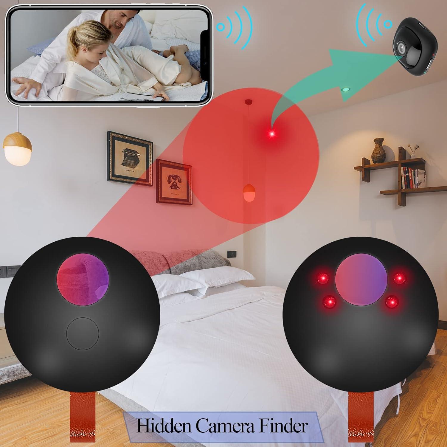 Anti-Spy Bug Detector - Hidden Camera, Laser Lens, GSM Listening Device, RF Signal Detection