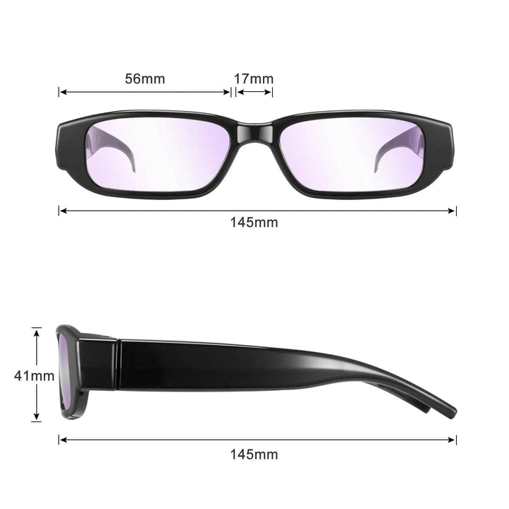 1080P HD Hidden Spy Glasses Camera Disguised as Regular Eyewear - Swayfer Tech