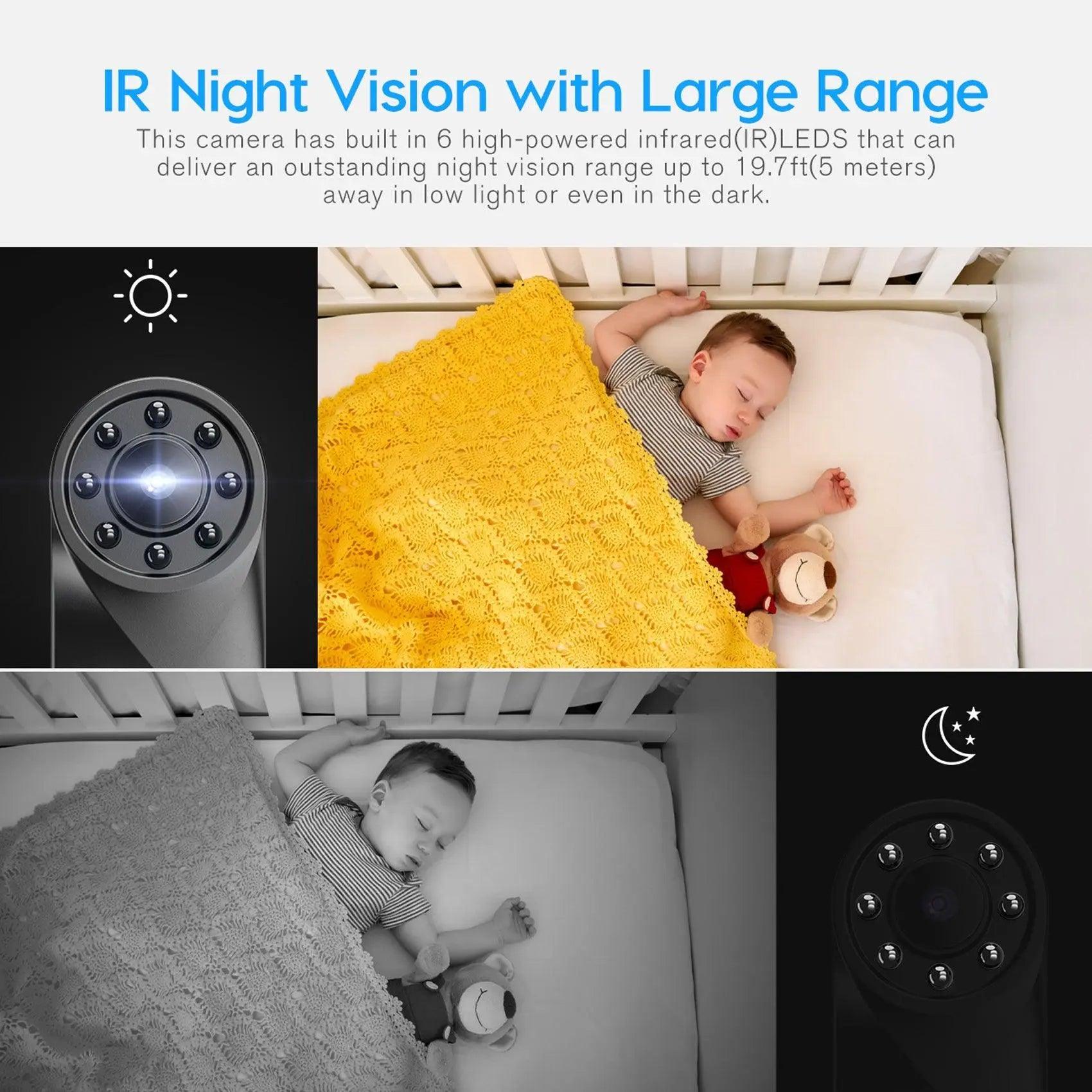 4K FHD Mini Camera - Wireless Night Vision Camera with Motion Detection and Remote Viewing - Swayfer Tech