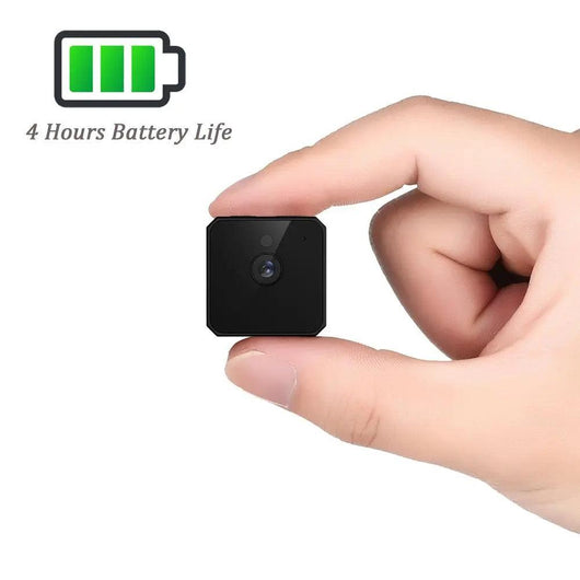 Portable HD 1080P Mini Camera with 4-Hour Battery Life and Night Vision - Swayfer Tech