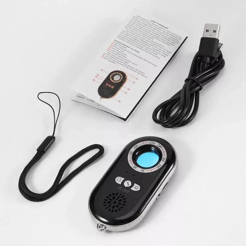 Portable Mini Anti-Spy Detector with LED Flashlight and Infrared Camera Detection - Swayfer Tech