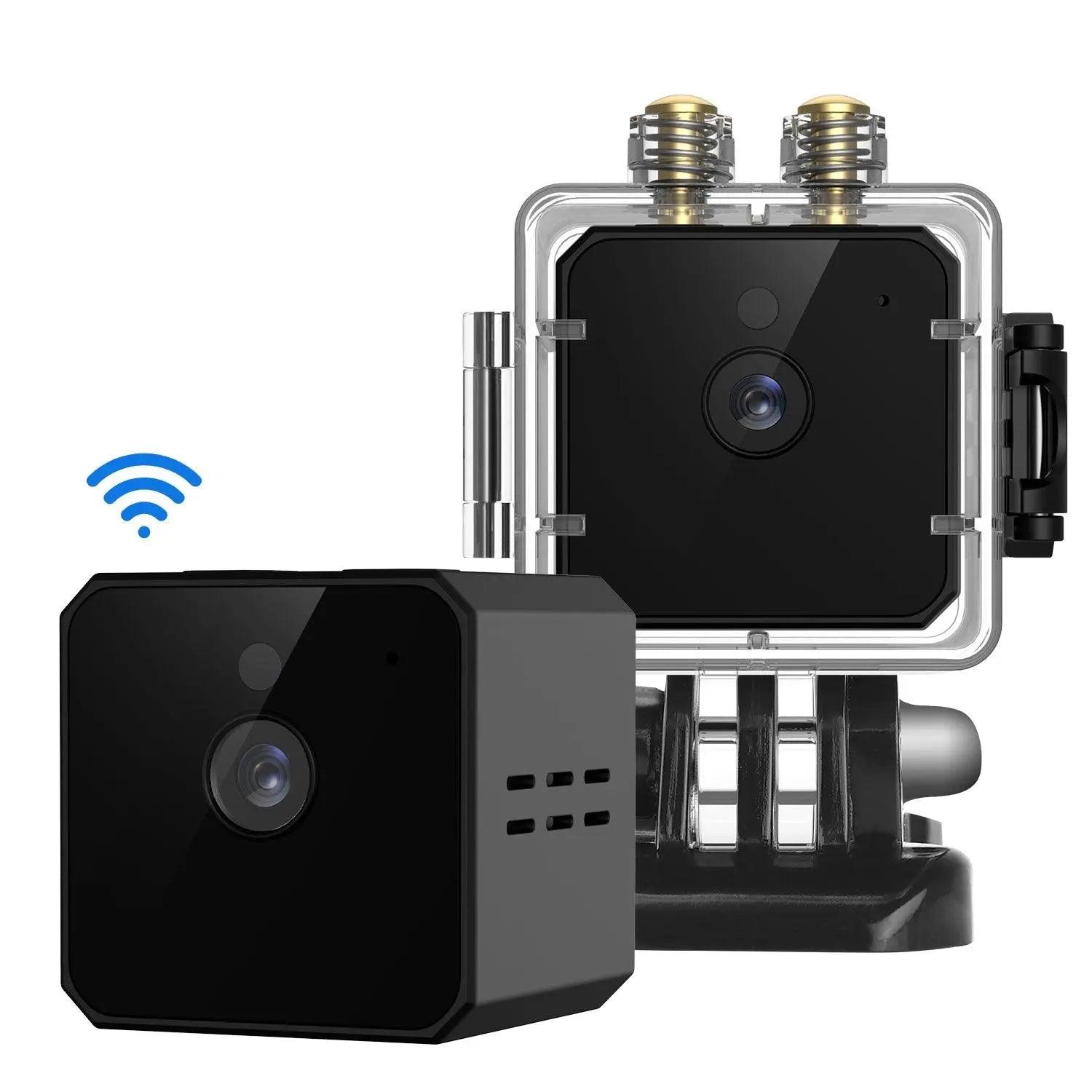 Waterproof WiFi Camera with 4K HD Video, Magnetic Body and Mount, Motion Detection, and 150 Degree Viewing Angle - Swayfer Tech